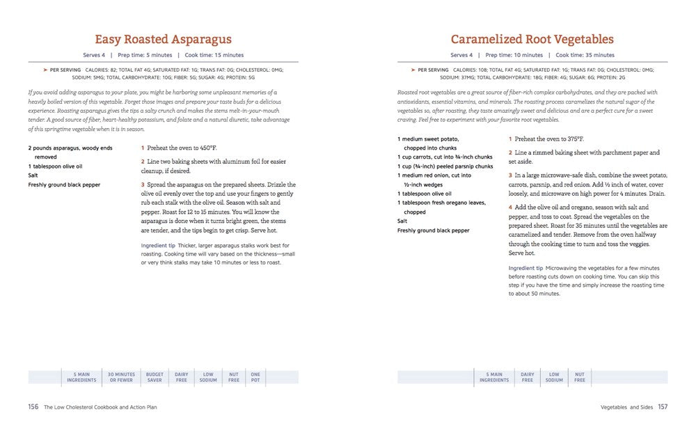 The Low Cholesterol Cookbook and Action Plan: 4 Weeks to Cut Cholesterol and Improve Heart Health