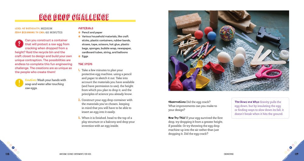 Awesome Science Experiments for Kids: 100+ Fun STEM / STEAM Projects and Why They Work