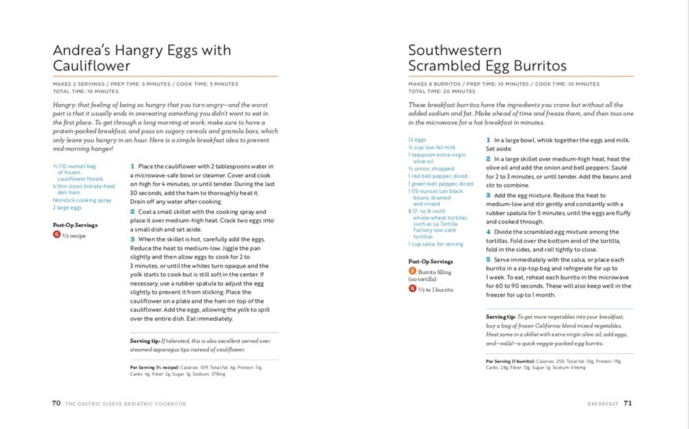 The Gastric Sleeve Bariatric Cookbook: Easy Meal Plans and Recipes to Eat Well & Keep the Weight Off