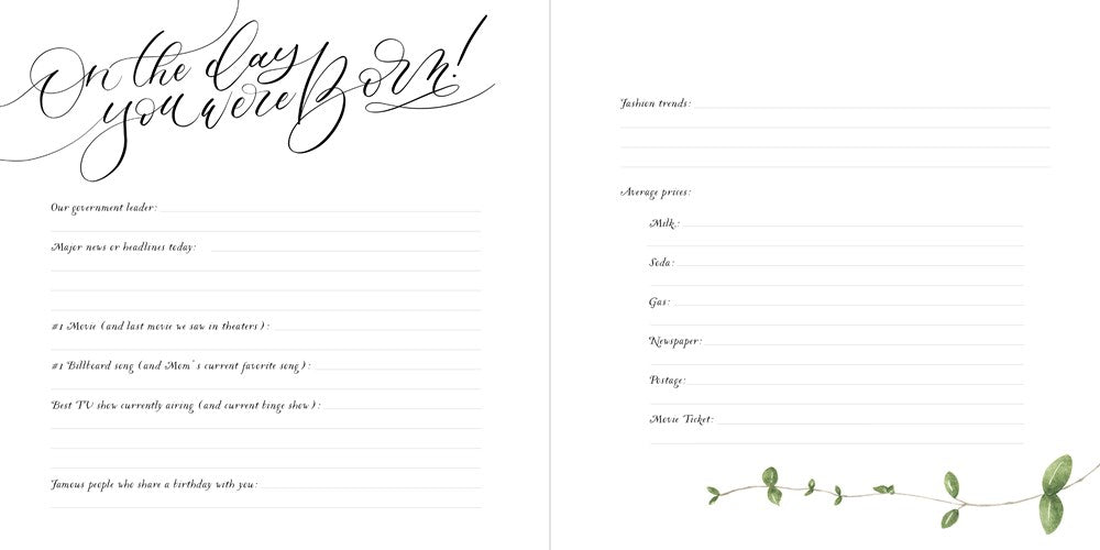 As You Grow: A Modern Memory Book for Baby