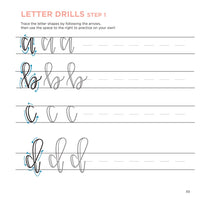 Hand Lettering 101: A Step-by-Step Calligraphy Workbook for Beginners (Gold Spiral-Bound Workbook with Gold Corner Protectors)