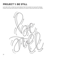 Hand Lettering 101: A Step-by-Step Calligraphy Workbook for Beginners (Gold Spiral-Bound Workbook with Gold Corner Protectors)