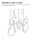 Hand Lettering 101: A Step-by-Step Calligraphy Workbook for Beginners (Gold Spiral-Bound Workbook with Gold Corner Protectors)