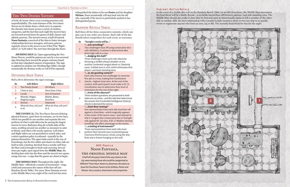 The Game Master's Book of Random Encounters: 500+ customizable maps, tables and story hooks to create 5th edition adventures on demand