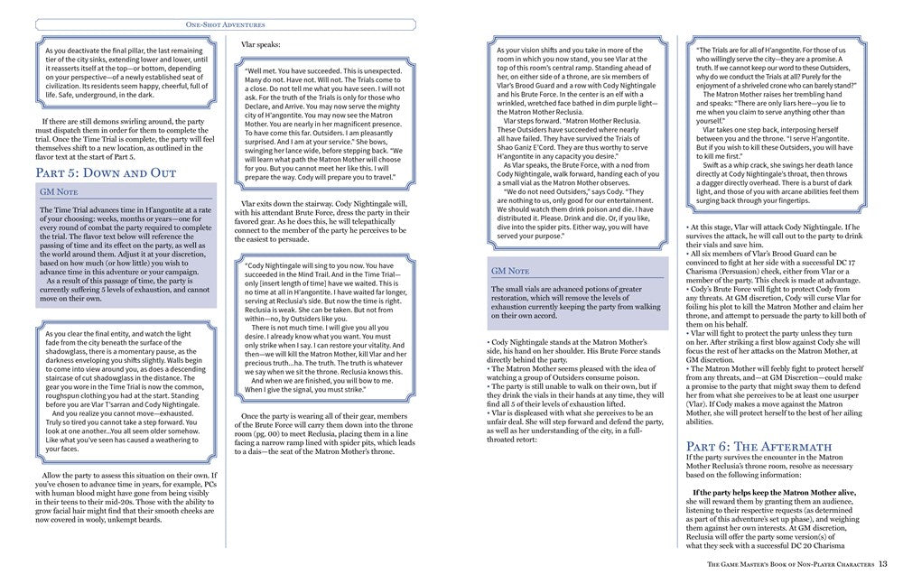 The Game Master's Book of Non-Player Characters: 500+ unique bartenders, brawlers, mages, merchants, royals, rogues, sages, sailors, warriors, weirdos and more for 5th edition RPG adventures