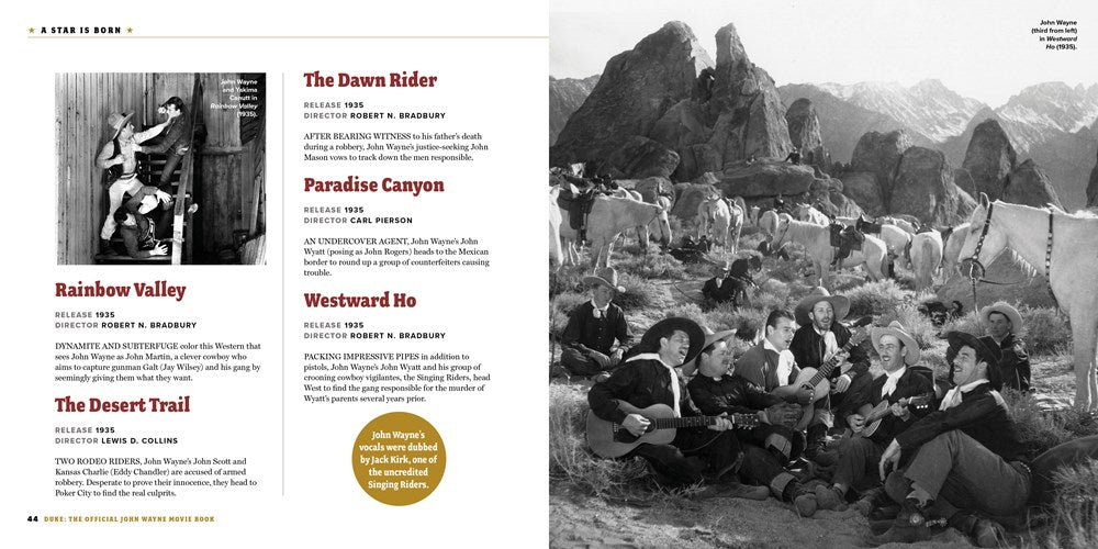DUKE: The Official John Wayne Movie Book
