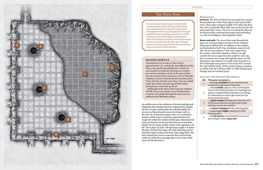 The Game Master's Book of Traps, Puzzles and Dungeons: A punishing collection of bone-crunching contraptions, brain-teasing riddles and stamina-testing encounter locations for 5th edition RPG adventures