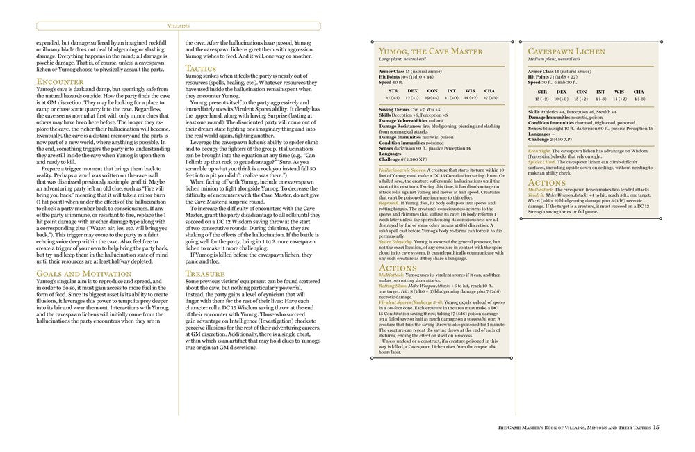 The Game Master’s Book of Villains, Minions and Their Tactics: Epic new antagonists for your PCs, plus new minions, fighting tactics, and guidelines for creating original BBEGs for 5th Edition RPG adventures