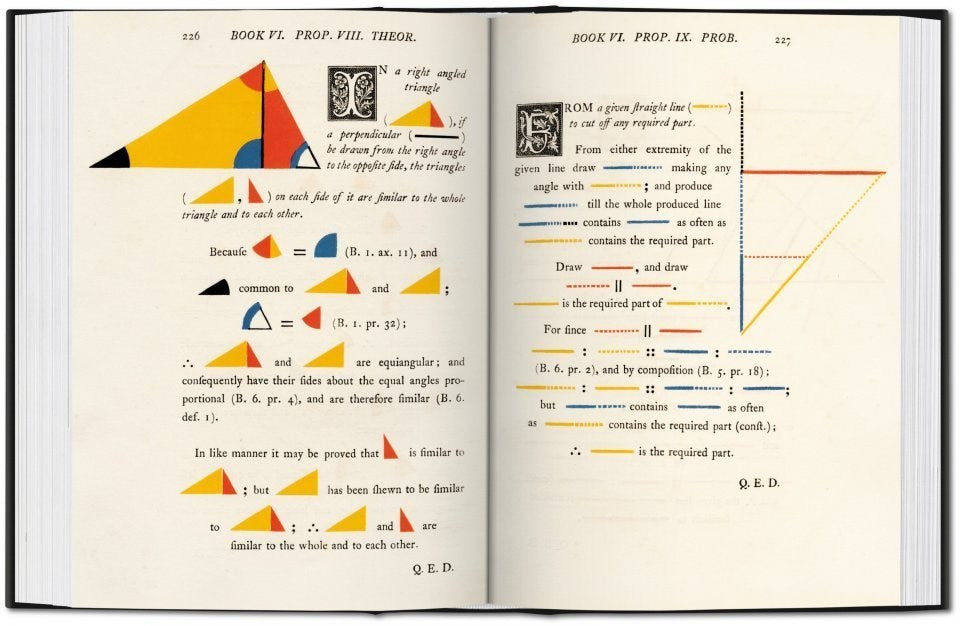 Oliver Byrne. The First Six Books of the Elements of Euclid