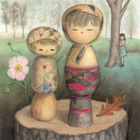 Anna's Kokeshi Dolls