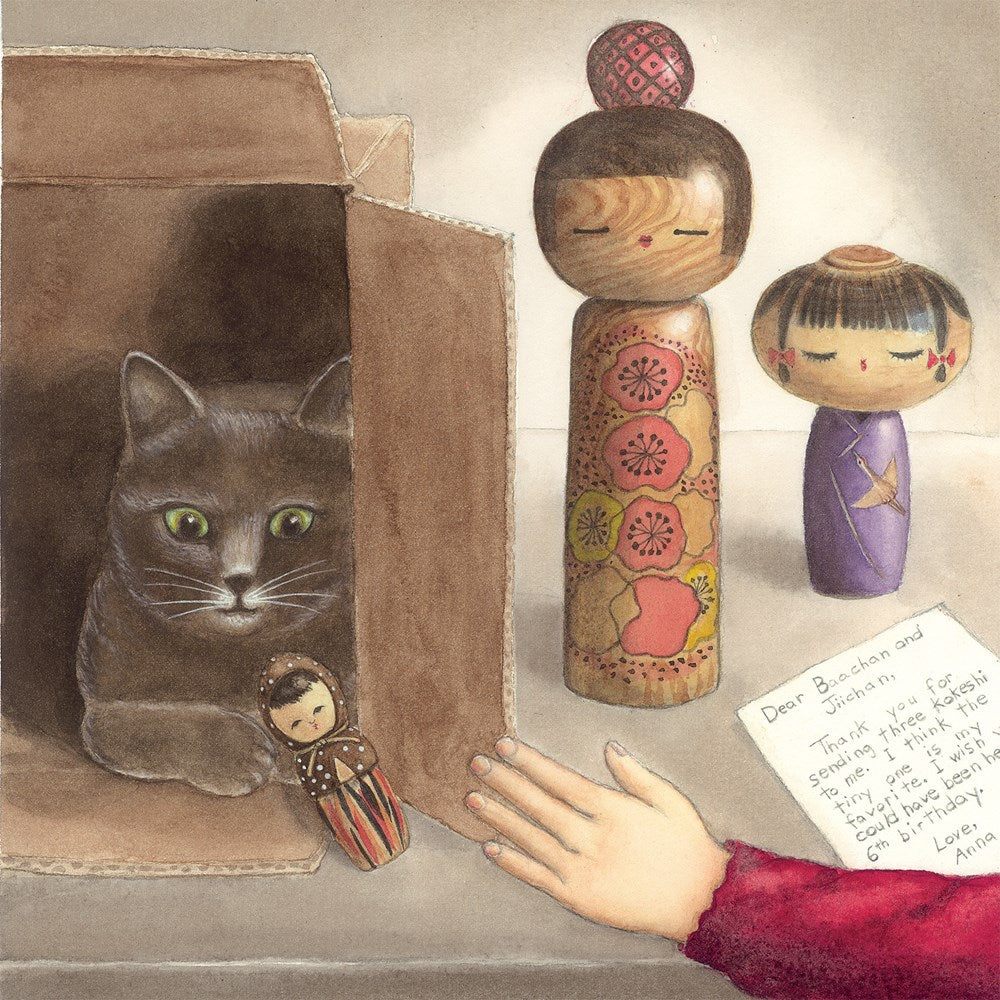 Anna's Kokeshi Dolls