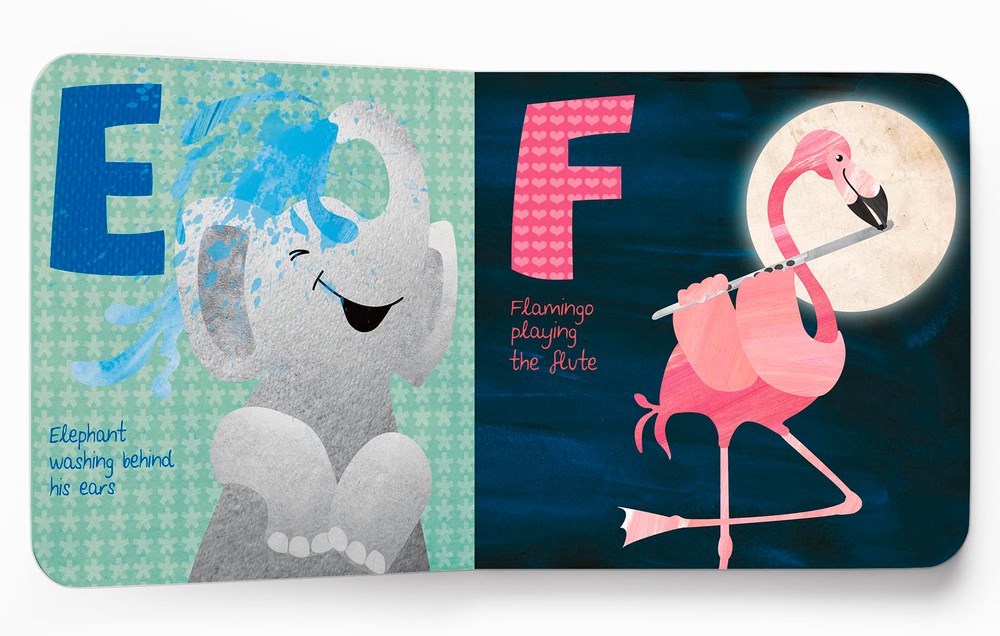 Animal ABC: Playful animals teach A to Z (Padded Board Book)