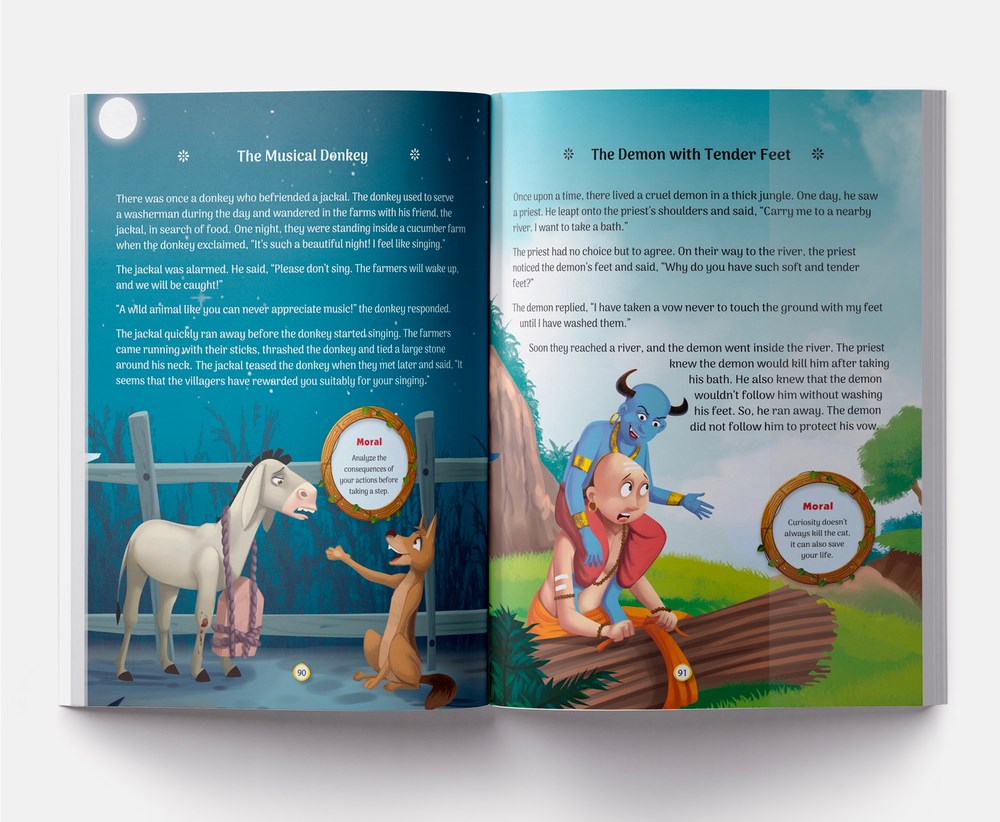 101 Tales The Great Panchatantra Collection: Collection of Witty Moral Stories For Kids For Personality Development (Hardback)