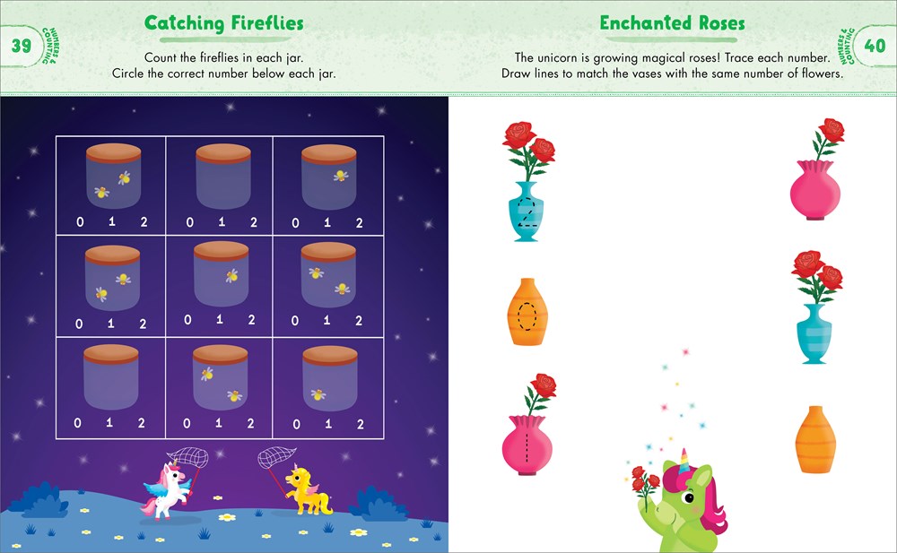 Kindergarten Activity Book Unicorns