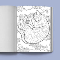 Stress Relief Cat Coloring Book
