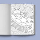 Stress Relief Cat Coloring Book