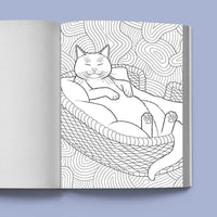 Stress Relief Cat Coloring Book