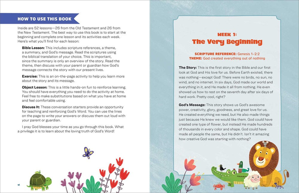 Bible Study Workbook for Kids