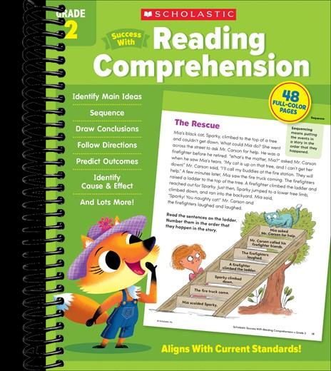 Scholastic Success with Reading Comprehension Grade 2 Workbook