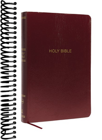 NKJV Holy Bible, Super Giant Print Reference Bible, Burgundy Leather-look, 43,000 Cross references, Red Letter, Comfort Print: New King James Version : New King James Version