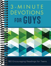 3-Minute Devotions for Guys: 180 Encouraging Readings for Teens