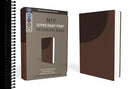 NIV, Super Giant Print Reference Bible, Leathersoft, Brown, Red Letter, Comfort Print