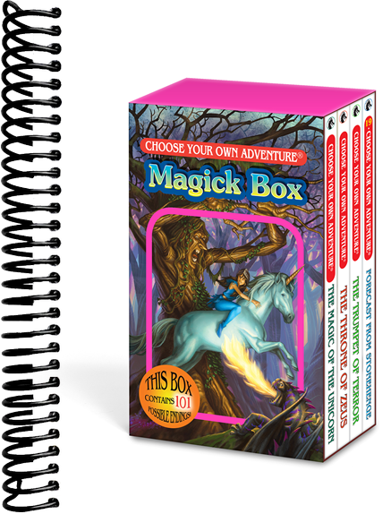 Choose Your Own Adventure 4-Book Boxed Set Magick Box (The Magic of the Unicorn, The Throne of Zeus, The Trumpet of Terror, Forecast from Stonehenge)