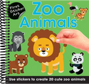 First Sticker Art: Zoo Animals : Use Stickers to Create 20 Cute Zoo Animals
