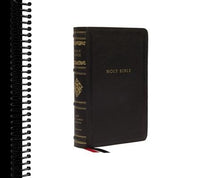NKJV, Personal Size Reference Bible, Sovereign Collection, Leathersoft, Black, Red Letter, Comfort Print: Holy Bible, New King James Version