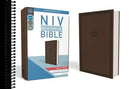 NIV, Value Thinline Bible, Large Print, Leathersoft, Brown, Comfort Print  (Large type / large print)