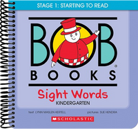 Bob Books - Sight Words Kindergarten Box Set | Phonics, Ages 4 and up, Kindergarten, Flashcards (Stage 2: Emerging Reader)