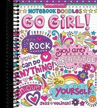 Notebook Doodles Go Girl!: Coloring & Activity Book