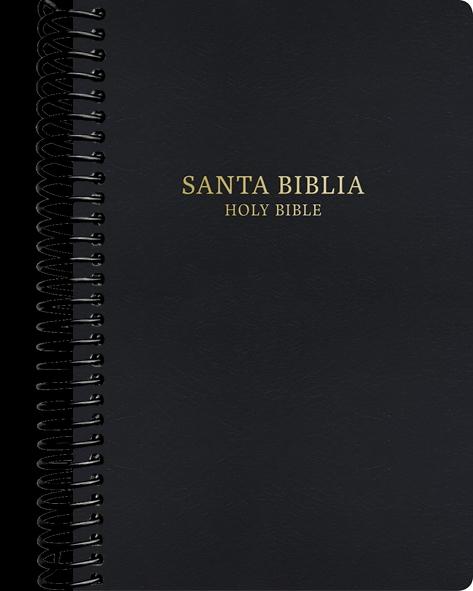 RVR 1960/KJV Biblia Bilingüe Letra Grande, negro imitación piel
