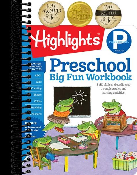 Preschool Big Fun Workbook: Build skills and confidence through puzzles and early learning activities!