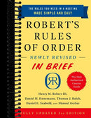 Robert's Rules of Order Newly Revised In Brief, 3rd edition  (Revised)