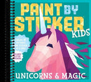 Paint by Sticker Kids: Unicorns & Magic : Create 10 Pictures One Sticker at a Time! Includes Glitter Stickers