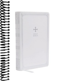NRSV Catholic Edition Gift Bible, White Leathersoft (Comfort Print, Holy Bible, Complete Catholic Bible, NRSV CE): Holy Bible