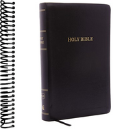KJV Holy Bible, Personal Size Giant Print Reference Bible, Black Leather-Look, 43,000 Cross References, Red Letter, Comfort Print: King James Version : King James Version