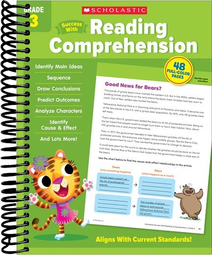 Scholastic Success with Reading Comprehension Grade 3 Workbook