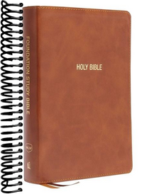 NKJV, Foundation Study Bible, Large Print, Leathersoft, Brown, Red Letter, Thumb Indexed, Comfort Print: Holy Bible, New King James Version