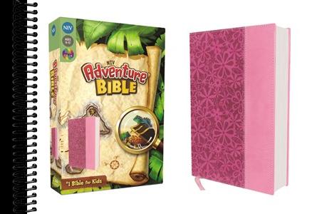 NIV, Adventure Bible, Leathersoft, Pink, Full Color  (Revised)
