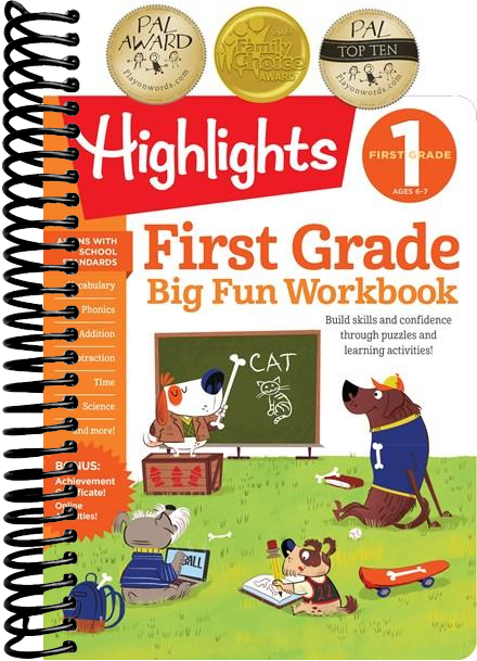 First Grade Big Fun Workbook: Build skills and confidence through puzzles and early learning activities!
